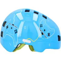 Fischer Kinderfahrradhelm FAHRRAD "BMX-Helm Game" Gr. XS, blau, Helme, Kinder, XS Kopfumfang: 48cm - 54cm, Kinderfahrradhelm
