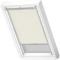 Velux Original Verdunkelungsrollo für dachfenster P06, PK36, Hellbeige, Grauer Führungsschiene