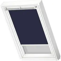 Velux Verdunklungsrollo "DKL S06 1100SWL" verdunkelnd Verdunkelung ohne Bohren in Führungsschienen weiße Führungsschienen & Griffleiste