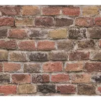 A.S. Création Vliestapete "Bricks & Stones Steinoptik" gemustert matt neutral leicht strukturiert Tapete Stein Tapeten Wohnzimmer Schlafzimmer Küche modern Design Optik