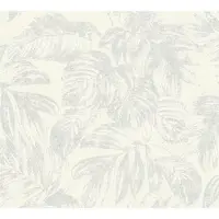 A.S. Création Vliestapete "Casual Living florale Tapete Mustertapete Blätter Blattmuster" matt strukturiert Vliestapete Blättertapete für Schlafzimmer Küche Wohnzimmer Floral