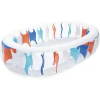 Bestway Aufblasbarer Familienpool 54066 - Extra dicke Seitenwände - 6+