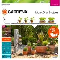Gardena Pot Starter Set M Automatic Orange,Schwarz