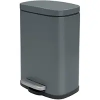 Spirella Akira, 5 l, Rechteckig, Stahl, Grau, Terrasse, 214 mm