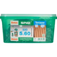Spax Terrassenschrauben 5.0 x 60 mm TX 25 - 500 Stk. GLO763034803