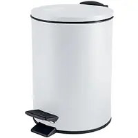 Spirella Treteimer Cannes - weis - 3L - Metall - 17 x 25 cm