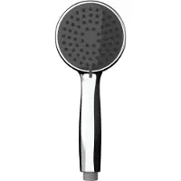 Wenko Duschkopf Basic Grau Ø10cm Brause Kopf Dusche Bad Wellness-Oase Brausekopf