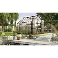 Pergart Vitavia, Gewächshaus "Uranus 8300", schwarz, 8,3 m², 6 mm HKP