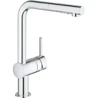 GROHE Minta, Ziehen, Chrom, Metall, Hebelgriffe, Einzelbild, 1/2"