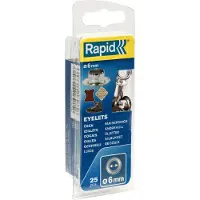 Rapid Žiedines kniedes 6 mm + itaisas, 25 vnt.