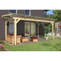 Skanholz Terrassendach "Sanremo", Leimholz