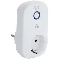 Eglo CONNECT PLUG PLUS, Leuchtmittelfassungsadapter, Wand, Weiß, Kunststoff, IP44, CE