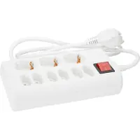 Kopp 129802002 Innenraum 9AC-Ausgänge 1.4m Weiss Verlängerungskabel