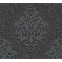 Living Walls Vliestapete "Metropolitan Stories Lizzy London" Barock gemustert ornamental leicht strukturiert Ornament Tapete Barock Metallic Tapeten Wohnzimmer Schlafzimmer Küche