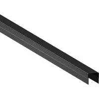 Groja Fertigzaun Abdeckleiste Aluminium Anthrazit DB703