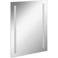 Fackelmann LED Spiegel linear MIRRORS / Wandspiegel mit LED- / Maße (B x H x T): ca. 60 x 75 x 2 cm / hochwertiger Badspiegel / moderner Badezimmerspiegel / Breite 60 cm