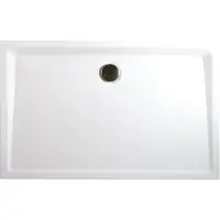 Schulte Duschwannen Komplettset ExpressPlus 90 x 140 x 3.5 cm weiß glänzend EP20140 04