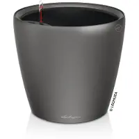 Lechuza 'Classico Premium LS 35', anthrazit, ca. Ø 35 x H 33 cm