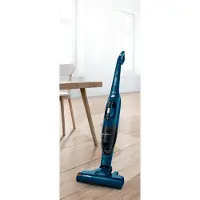 Bosch Serie 2 BCHF216S, 2-in-1-Stabstaubsauger, Beutellos, Blau, 0,4 l, Trocken, Filterung