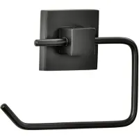 Fackelmann New York Toilettenpapierhalter schwarz - Badmöbel