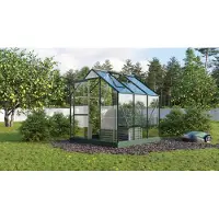Vitavia Vitavia, Aktionsangebot (inkl. 100 Euro Zubehör): Gewächshaus "Planet 3800" inkl. Fundament, smaragd, 3,8 m², 3 mm ESG