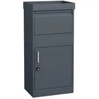 Westmann , Paketbox "Piet", anthrazit, 50 x 37 x 105 cm