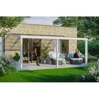 Skanholz Terrassendach "Garda", Aluminium