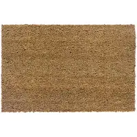 Astra Kokosvelours Naturmatte, braun, 40 x 60 cm 0101015 , Höhe: 16 mm