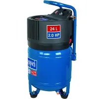 Scheppach Druckluft Kompressor HC24V stehend mit Tragegriff | 24L Kessel | 1500W | 10 bar | 180L/min | ölfrei & wartungsarm | inkl. Manometer