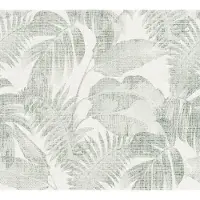Living Walls Vliestapete "New Walls Cosy & Relax mit Palmenblättern" Wald botanisch floral leicht strukturiert Palmentapete Tapete Dschungel Tapeten Wohnzimmer Schlafzimmer Küche