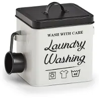 Zeller Dose für Waschpulver LAUNDRY, mit Messbecher und Deckel