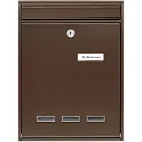 Burg wachter Briefkasten "Köln 872 BR", aus Stahlblech