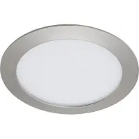 Briloner LED Einbauleuchte 1xLED 12W 4000K 1200lm silber Kunststoff Ø17cm