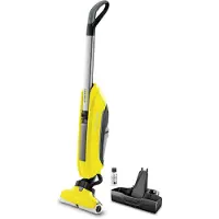 Kärcher FC 5 Cordless, Stabstaubsauger, Beutellos, Schwarz, Silber, Gelb, 0,4 l, 0,2 l, Trocken&Nass