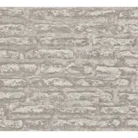 A.S. Création Vliestapete "Attractive 2 Tapete Steinwand" gemustert matt neutral leicht strukturiert Steinoptik steintapete steinoptik steinwand Hellbraun Tapeten Design