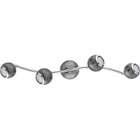 Eglo 31008, Strahler Oberflächenbeleuchtung, GU10, 4 Glühbirne(n), LED, 3000 K, Schwarz, Silber