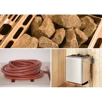 FinnTherm Sauna-Kompaktofen 9,0 kW - Ofenset 11