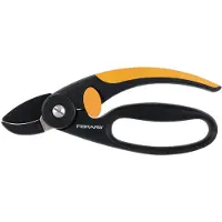 Fiskars 111430 Amboss Gartenschere (P43) Elegance