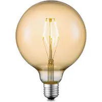 Home Sweet Home LED-Leuchtmittel 'Carbon A' amber E27 4W 20 lm dimmbar