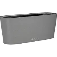 Lechuza Pflanzgefäß »DELTA«, BxHxT: 11 x 13 x 30,2 cm, anthrazit Metallic - grau