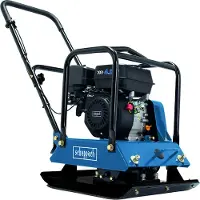 Scheppach Benzin Rüttelplatte HP1800S - 23 kN | 5,6 PS | 88 kg | 30 cm Verdichtungstiefe | Vorlaufgeschwindigkeit 25 m/min | Plattengröße 550 x 440 mm