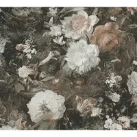 A.S. Création Vliestapete "THE BOS Blumentapete Floral" abstrakt gemustert leicht glänzend leicht strukturiert Blumenwand Tapeten Wohnzimmer Schlafzimmer Küche modern Design Optik