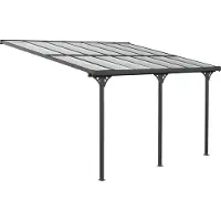 Westmann Alu Terrassenüberdachung Bruce 435 Schwarz 300x435x270 cm