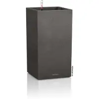 Lechuza 'Canto Stone 30 high', graphitschwarz, ca. 30 x 30 x H 56 cm
