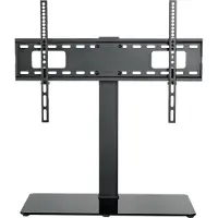 Schwaiger TVS7040 511, 94 cm (37"), 177,8 cm (70"), 200 x 200 mm, 600 x 400 mm, Glas, Kunststoff, Stahl, Schwarz