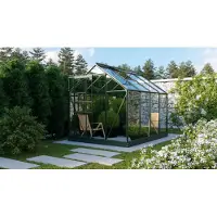 Vitavia Vitavia, Aktionsangebot (inkl. 100 Euro Zubehör): Gewächshaus "Planet 5000" inkl. Fundament, smaragd, 5,0 m², 3 mm ESG