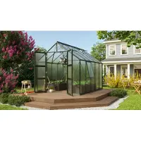 Pergart Vitavia, Aktionsangebot (inkl. 100 Euro Zubehör): Gewächshaus "Olymp 8300", smaragd, 8,3 m², 4 mm HKP