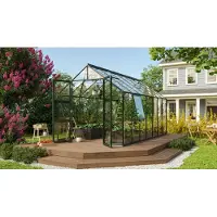 Vitavia Vitavia, Gewächshaus "Olymp 11500", smaragd, 11,5 m², 3 mm ESG