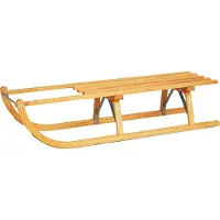 RESS Schlitten/HolzroDavos Buchenholz 100cm