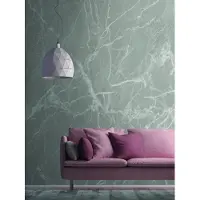 Living Walls Fototapete "The Wall" Motiv Steinoptik gemustert glatt Fototapete Modern Tapete Marmor Tapeten Wohnzimmer modern Design Optik